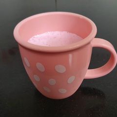 A picture of Frothy Rose Milk.