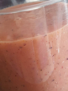 Una foto de Batido completo fruta y verdura