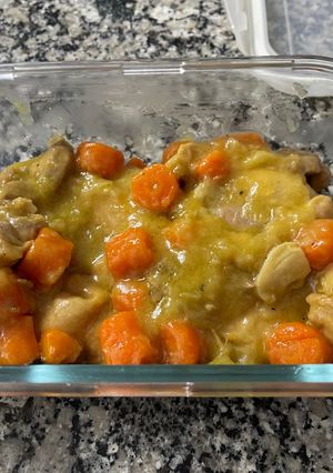 Una foto de Contramuslos de pollo guisados (Thermomix)
