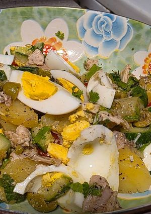 A picture of Easy potato salad.