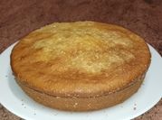 Una foto de torta fácil de mandarinas