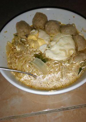 Foto resep Mie rebus campur