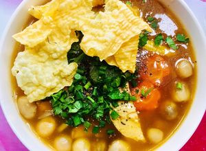 Hình của món Bánh Canh Bột Mì Nấu Chay.