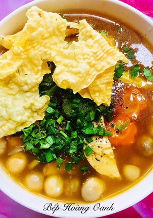 Hình của món Bánh Canh Bột Mì Nấu Chay.