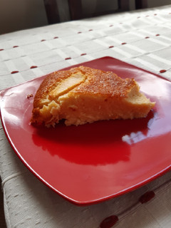 Una foto de Budín de manzana saludable