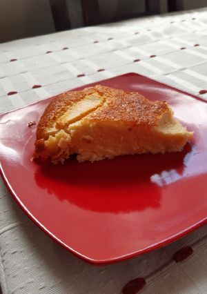 Una foto de Budín de manzana saludable