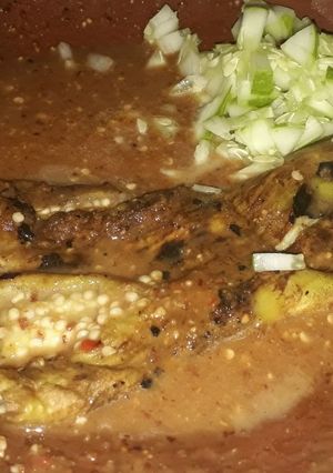 Foto resep Terong bakar sambal kacang