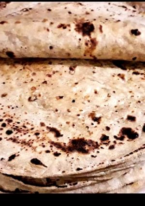 A picture of Homemade gol roti.