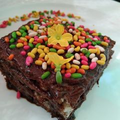 A picture of Bread chocolate cake.