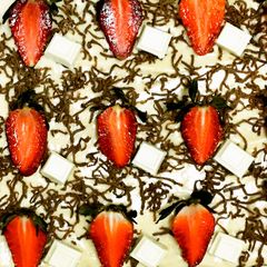 A picture of Tres leches cake.