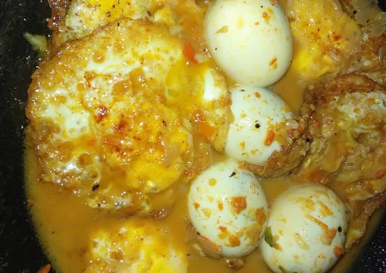 Langkah Mudah untuk meracik Semur telor bumbu oseng (tanpa kecap), Bisa Manjain Lidah