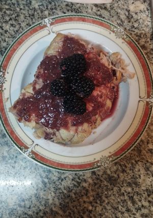 Una foto de Carne mechada con salsa de moras, especial San Valentín