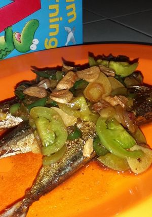Foto resep Oseng ikan lombok ijo