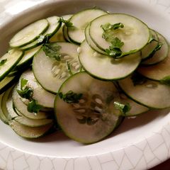 A picture of Cucumber salad.