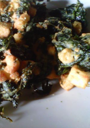 Foto resep bakwan daun ketela tahu
