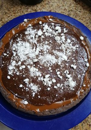 Una foto de Brownie de chocolate