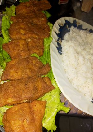 A picture of Lahori fried fish.