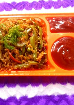 A picture of Batri veg chinise poha.