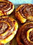 My Italian beef whirls