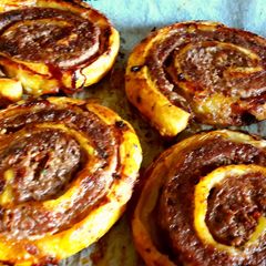 A picture of My Italian beef whirls.