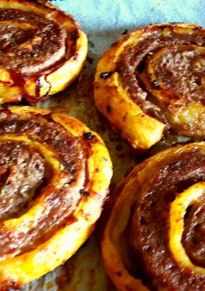 A picture of My Italian beef whirls.