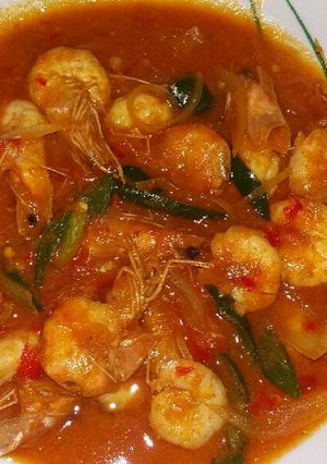 Foto resep Udang Saus Padang