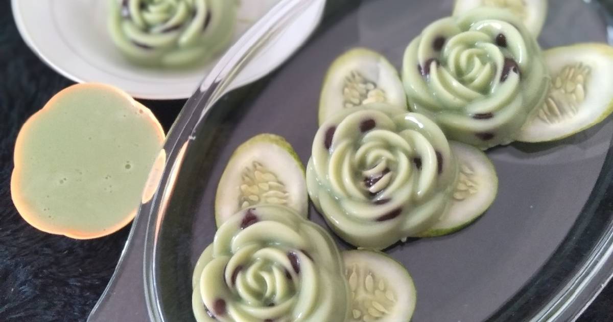 515 resep  puding  green  tea  enak dan sederhana Cookpad