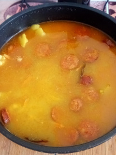 Una foto de Cazuela de bacalao