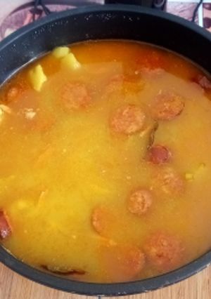 Una foto de Cazuela de bacalao
