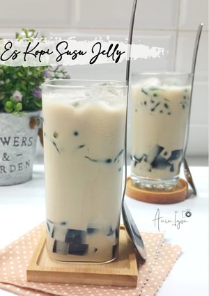 Foto resep Es Susu Kopi Jelly Cincau