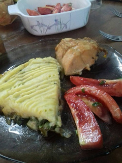 Una foto de Pastel de papa con verduras