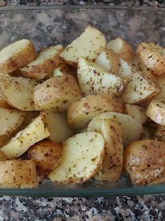 Una foto de Patatas asadas al microondas