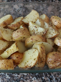 Una foto de Patatas asadas al microondas
