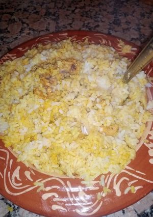 صورة لوصفة رز مفور بالدجاج