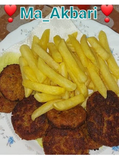 عکسی از دستور کتلت سویا