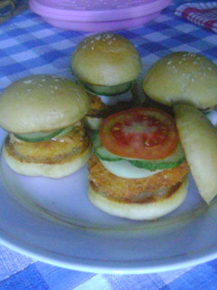 Foto resep Burger jamur sederhana