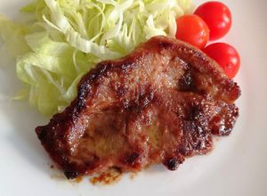 Foto di Pork 'Misozuke' - Bistecca di maiale marinata al miso giapponese