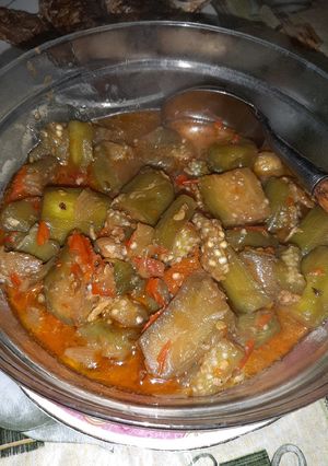 Foto resep Oseng Terong pedas