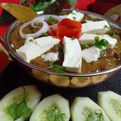 A picture of Rajma Paneer.
