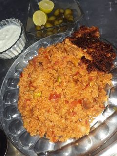 عکسی از دستور دمی گوجه (استانبولی پلو)
