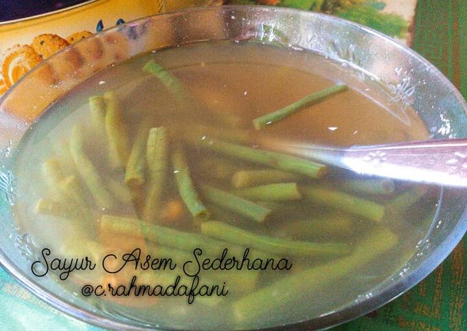 Sayur Asem Sederhana