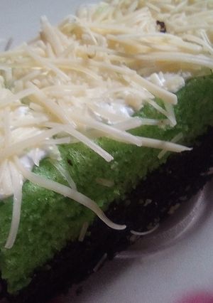 Foto resep Lapis kukus pandan