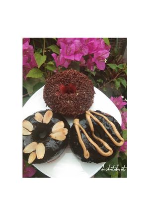 Foto resep Donat Buah Naga