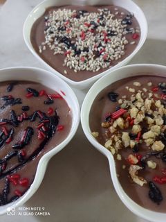 عکسی از دستور دسر ساده کاکائو😋