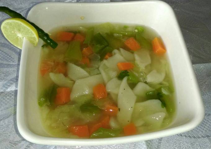 Vegetable Soup Recipe by Aneeta Rai - Cookpad