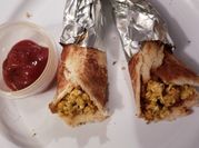 A picture of bread cones