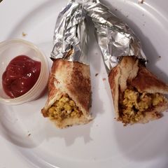 A picture of Scrambled egg cone.