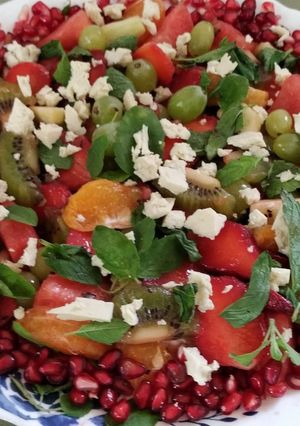 A picture of Fresh Herbs Fruity Salad.
