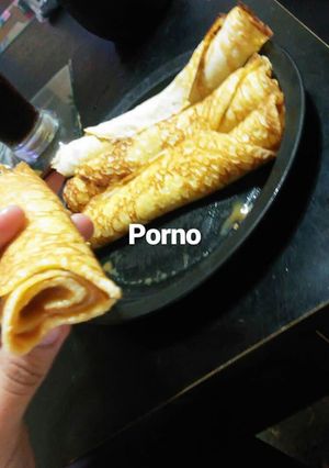 Una foto de Panqueques de dulce de leche