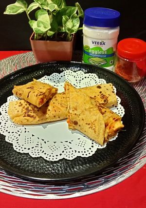 A picture of Peri Peri Mayo Vegetable Wrap.